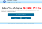 RRB SR Recruitment 2024