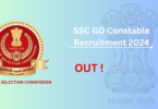 SSC GD Constable Recruitment 2024