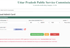 UPPSC Agriculture Services Admit Card