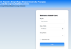 Rajju Bhaiya University Admit Card 2024