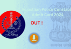 Rajasthan Police Constable Admit Card 2024