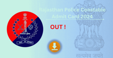 Rajasthan Police Constable Admit Card 2024