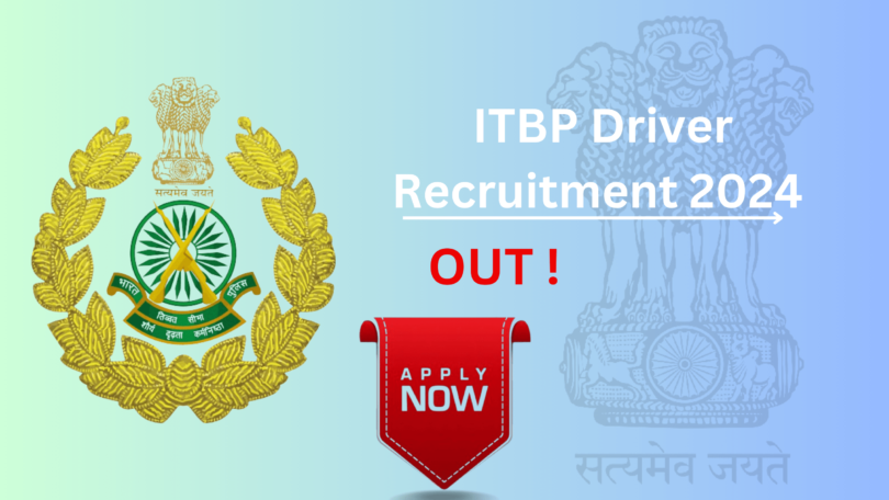 ITBP Driver Recruitment 2024