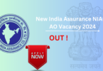 NIACL AO Recruitment 2024