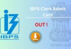 IBPS Clerk Admit Card