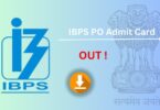 IBPS PO Admit Card