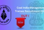 Coal India Management Trainee Recruitment 2024