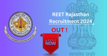 REET Rajasthan Recruitment 2024