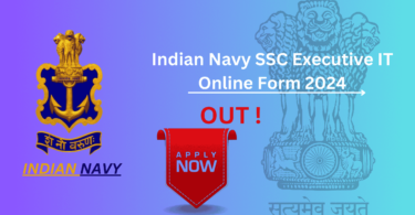 SSC Indian Navy Executive IT Recruitment 2025