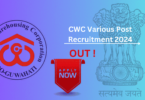 CWC Various Post Recruitment 