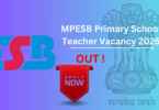 MPESB Primary School Teacher Vacancy 2025