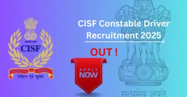 CISF Constable Driver Recruitment 2025