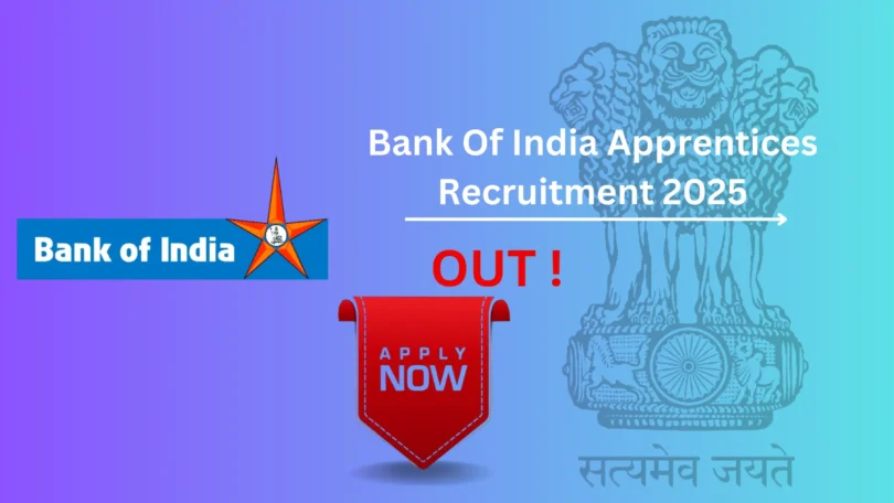 BOI Apprentices Recruitment 2025