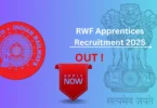 RWF Apprentices Recruitment 2025 - apply online link