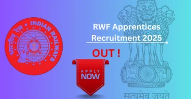 RWF Apprentices Recruitment 2025 - apply online link